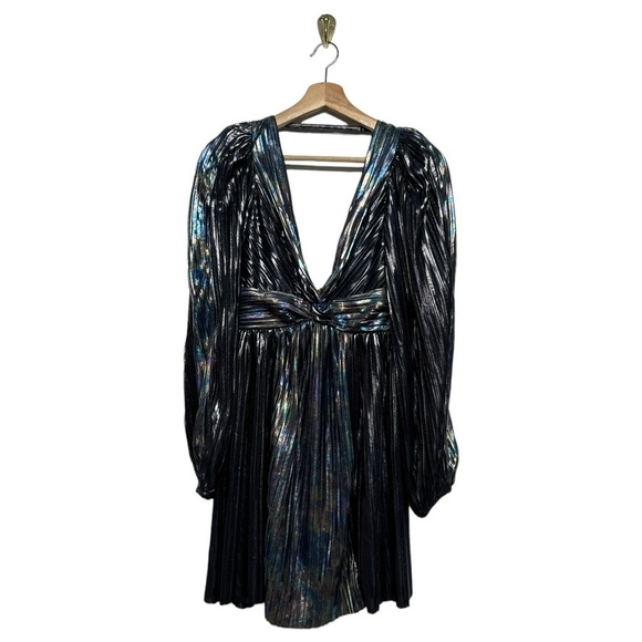 NWOT SABINA MUSAYEV Wendy Dress Dark Silver XS - Picture 5 of 13